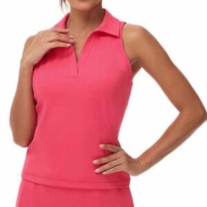 TRETORN women’s sleeveless polo watermelon red XL